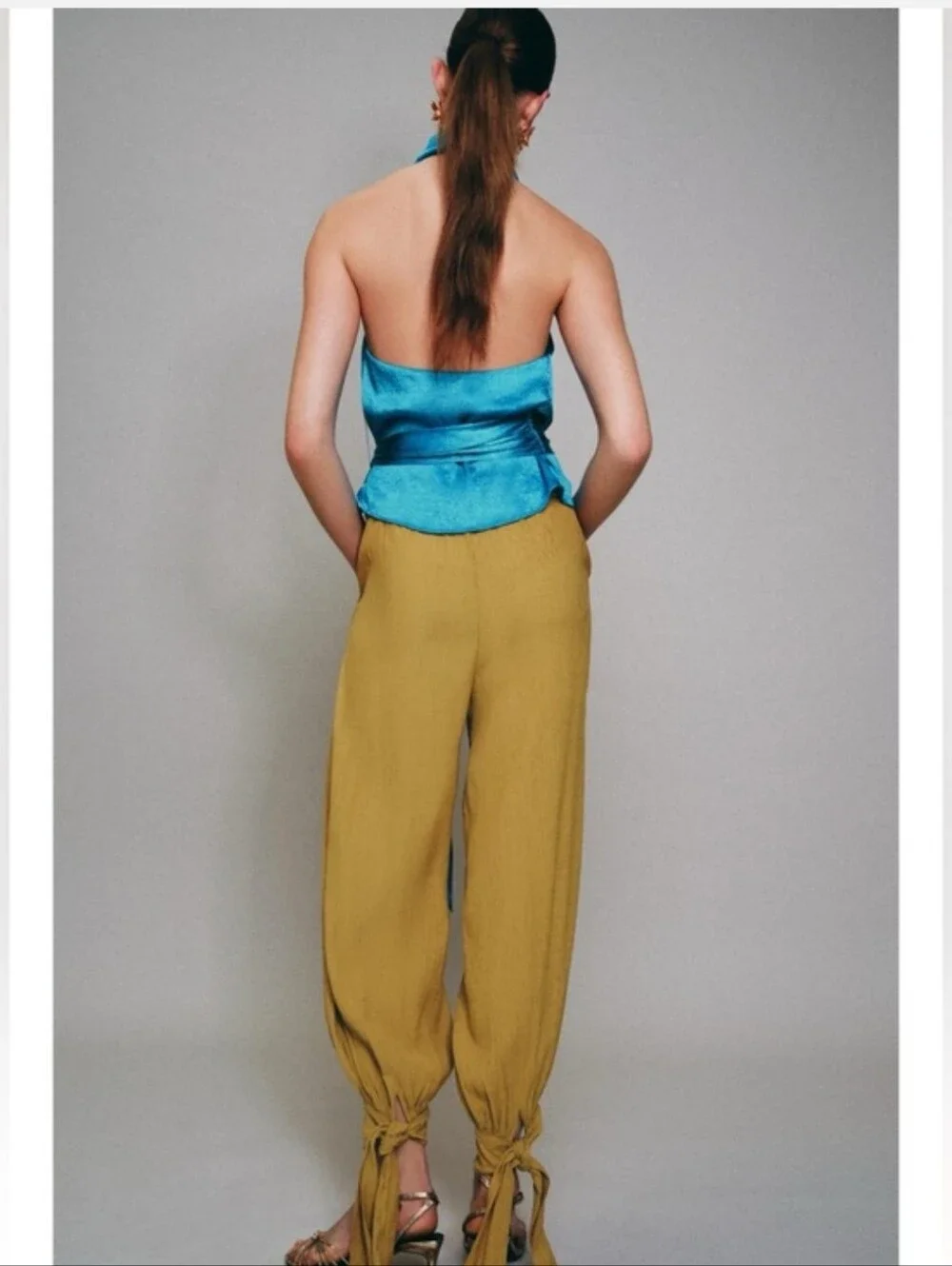 Zara cuffed balloon pants size XS